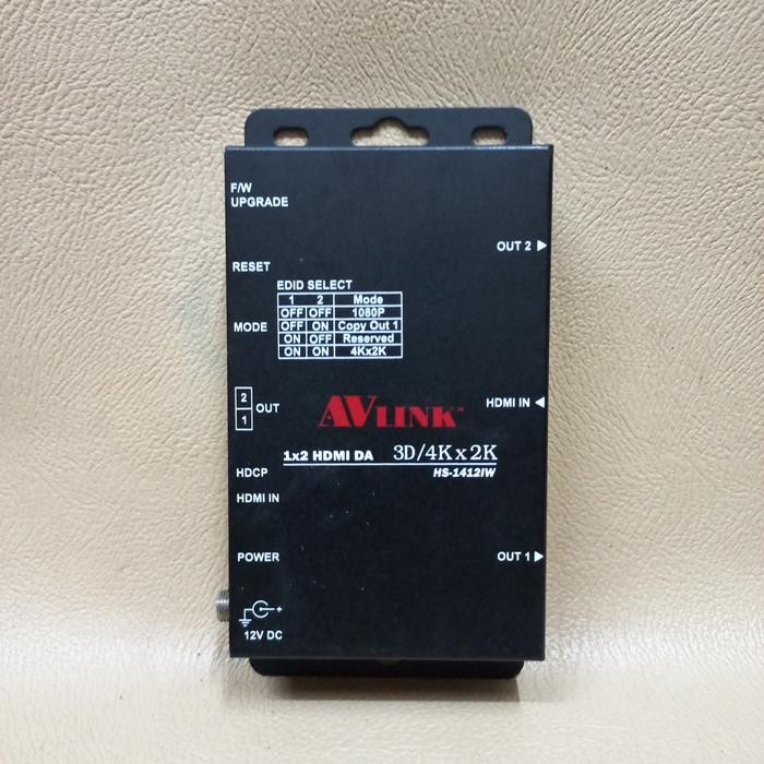 AVLINK HDMI SPLITTER DISTRIBUTION AMPLIFIER HS-1412IW