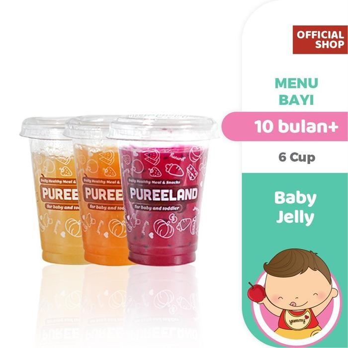 Pureeland Baby Fruit Jelly / MPASI Bayi Organik / Makanan Bayi