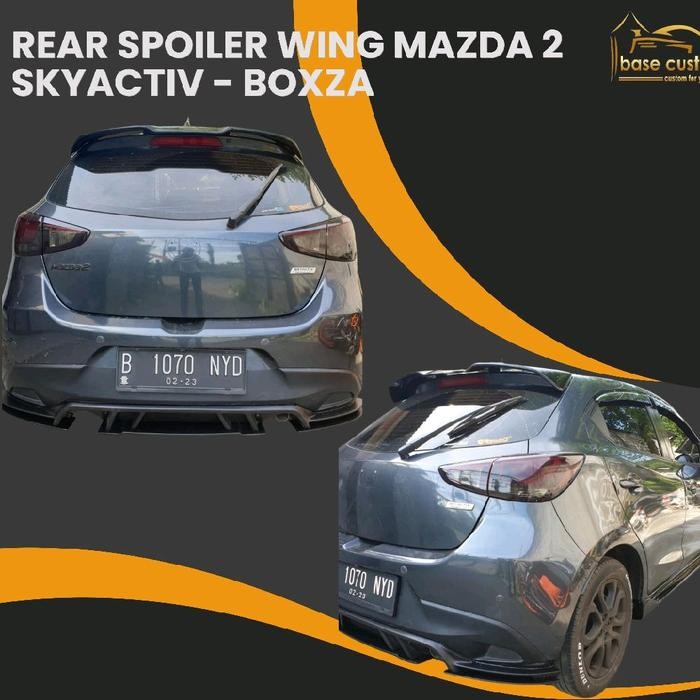 rear spoiler wing Mazda 2 Skyactiv - model Boxza