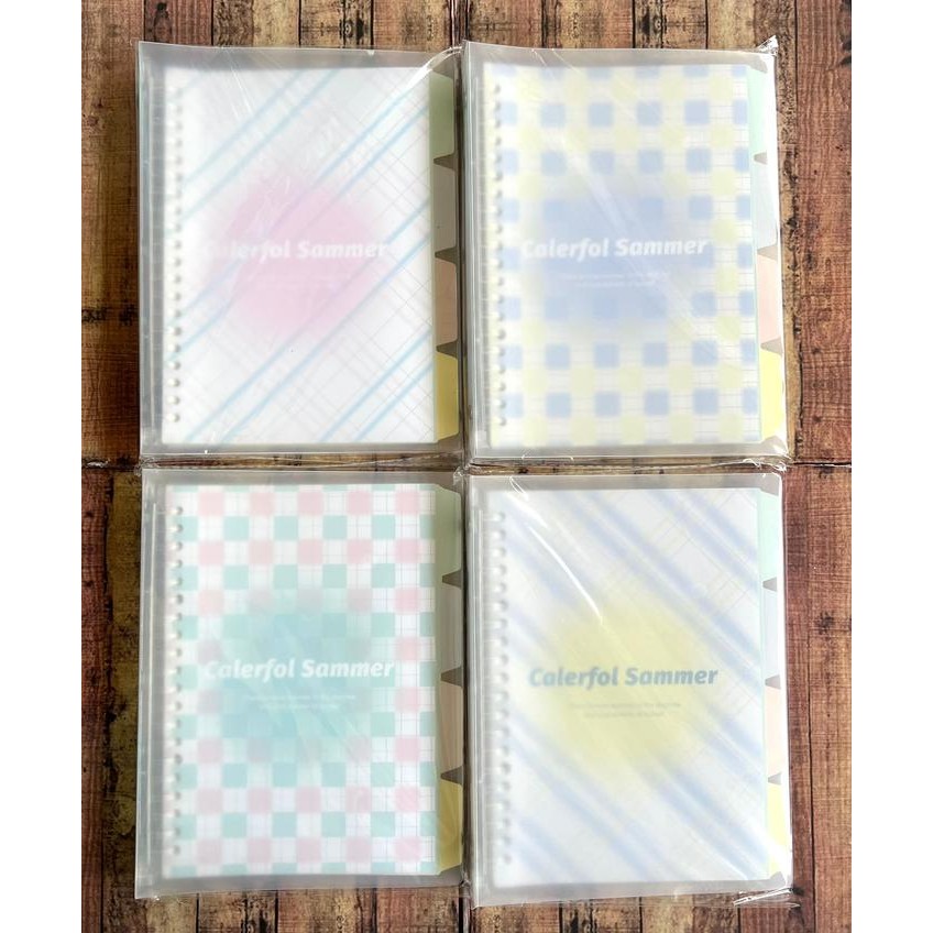 

MAP BINDER WENGU CALERFOL SAMMER B0244 RING PLASTIK COVER TRANSPARAN KODE 753