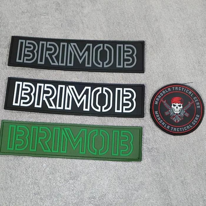 patch Brimob / Patch rubber Brimob / patch Rompi patch Bodyvest /