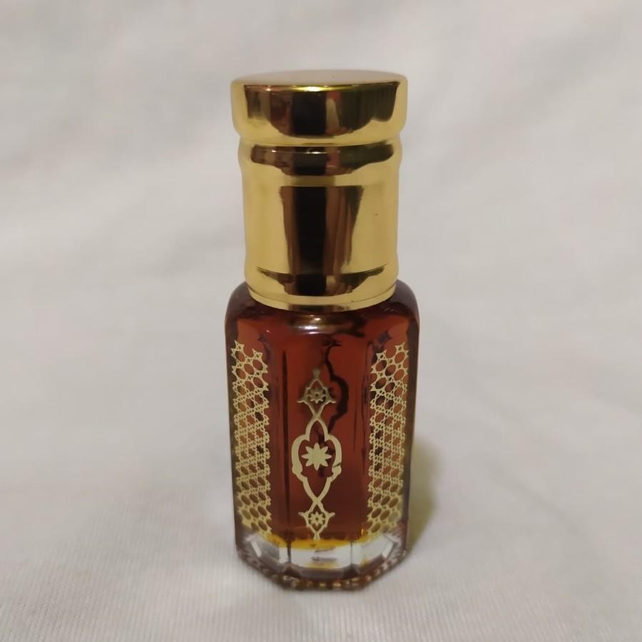 Parfum Arab 6ml - Minyak Gaharu Oud Ambergris Natural Parfum Oil Roll On - Wangi Tahan Lama untuk Sh