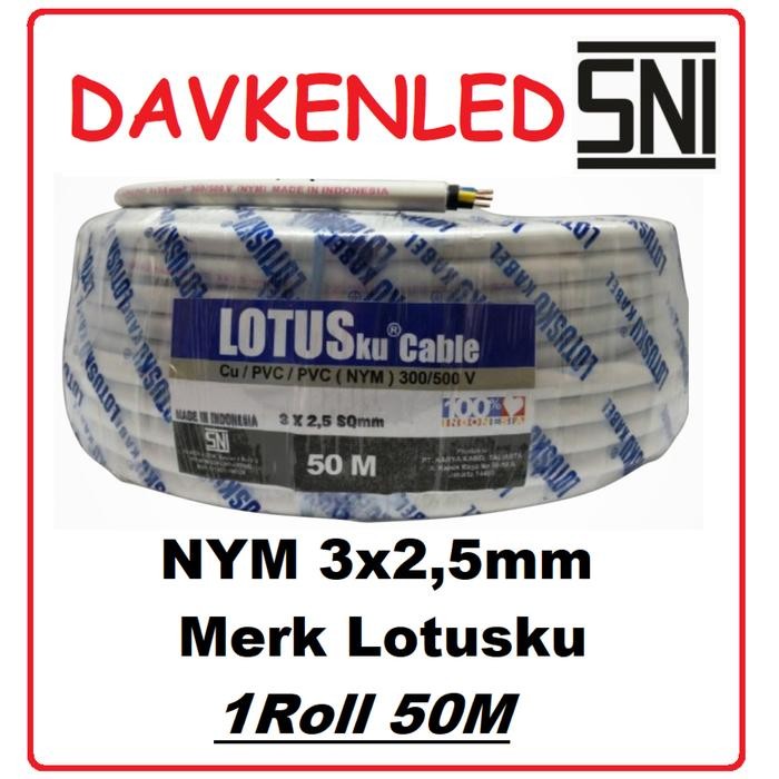 Kabel Nym 3X2,5Mm Merk Lotusku