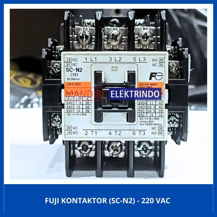 Fuji Kontaktor (Sc-N2) - 220 Vac