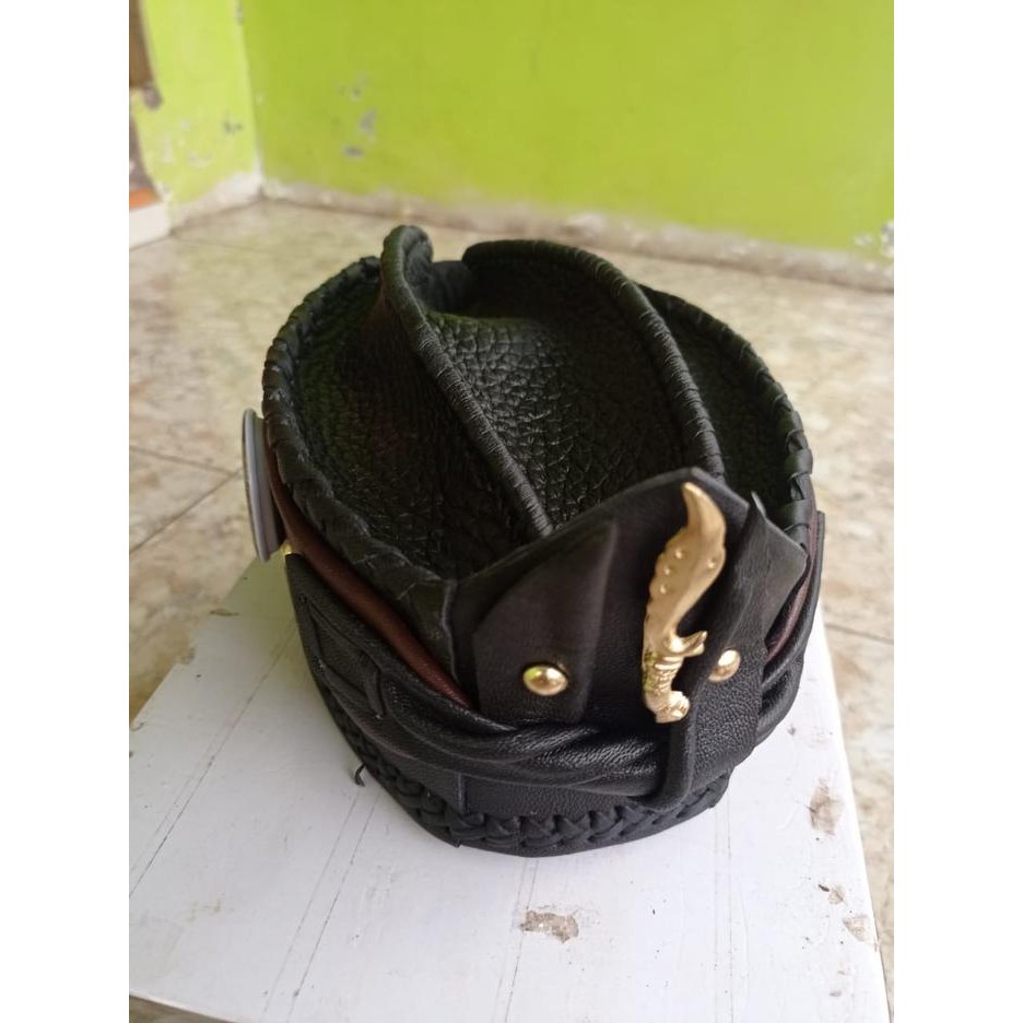 ORIGINAL Peci blangkon kulit siliwangi, hasil umkm kota garut jawa barat READY STOCK