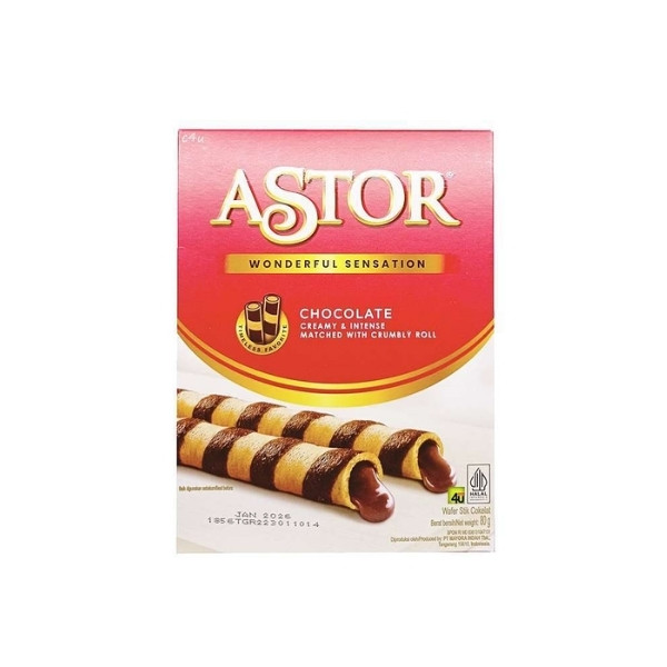 

ASTOR DOUBLE CHOCOLATE BOX 80 GR