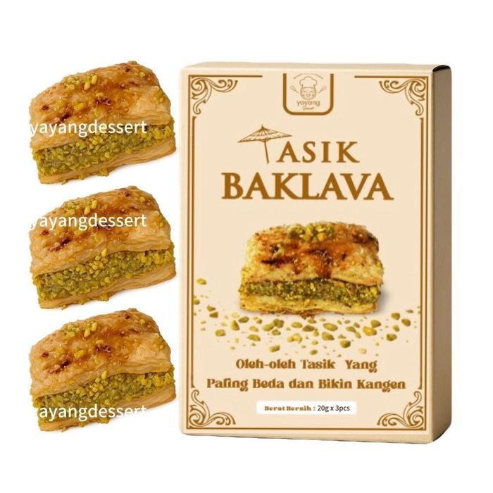 

Tasik Baklava Pistachio Kunafa oleh oleh Tasikmalaya ala Turki - Yayang Dessert