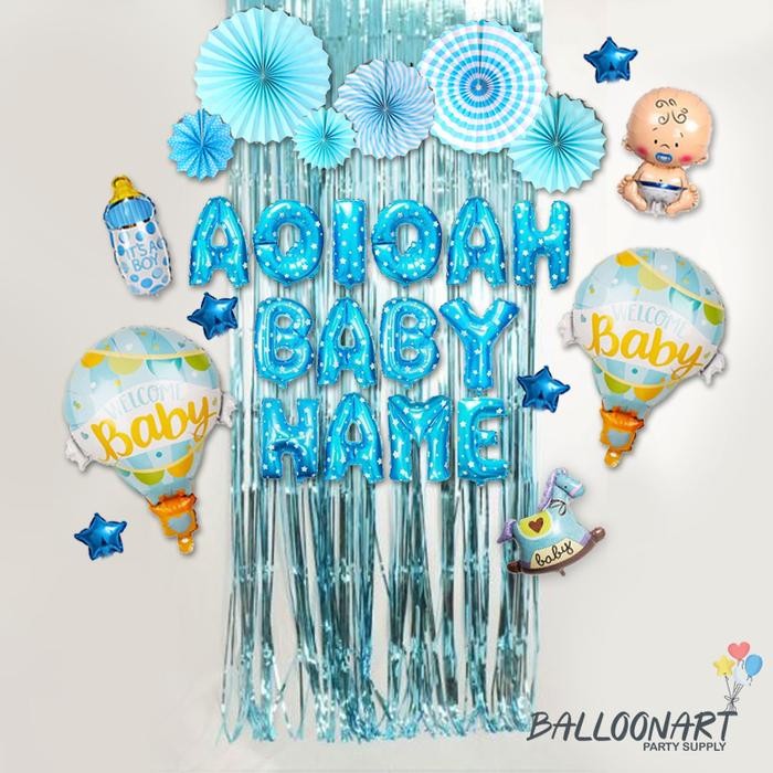

Terlaris AQIQAH BABY DEKORASI SET/BALON FOIL BABY/PAKET DEKORASI ULANG TAHUN/DEKORASI AQIQAHAN SALE