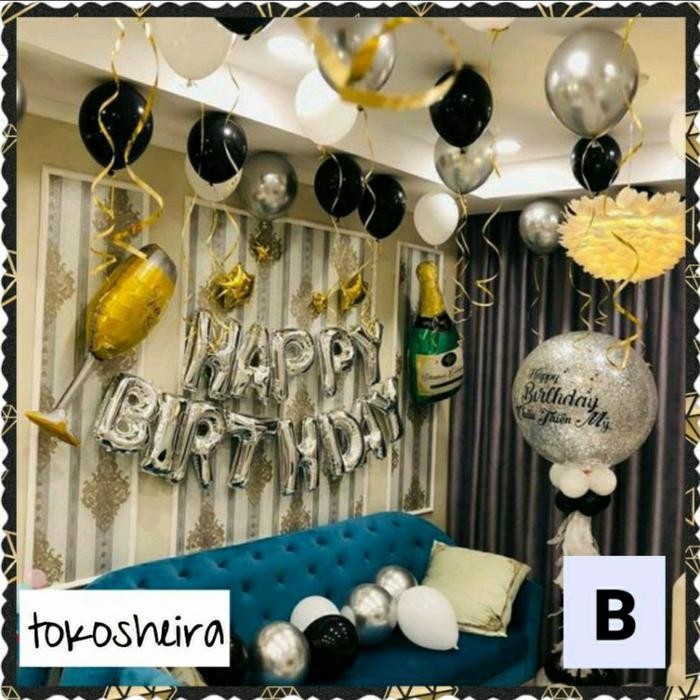 

Terlaris Paket Balon Dekorasi Ulang Tahun Wine Glass Balon Jumbo Birthday Set SALE