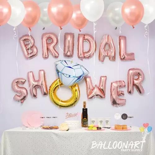 

Terlaris SIMPLE BRIDAL SHOWER DIAMOND RING DEKORASI SET/BALON BRIDE TO BE/DEKORASI ROMANTIS SALE