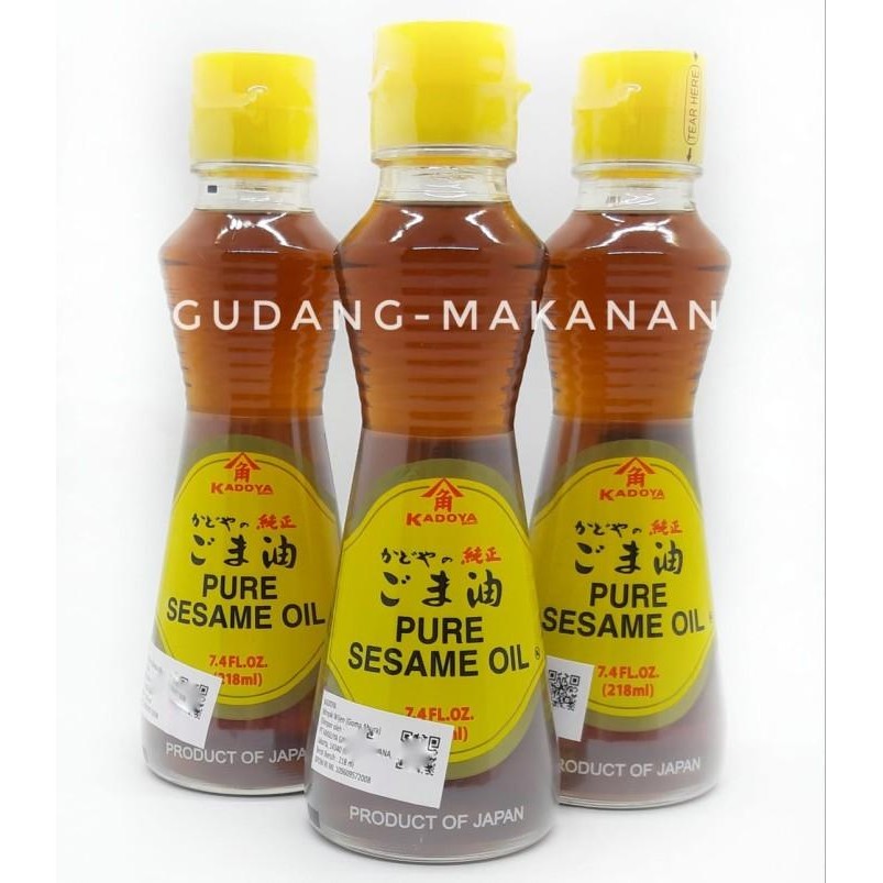

Kadoya Goma Abura / Pure Sesame Oil / Minyak Wijen Jepang 218 ml