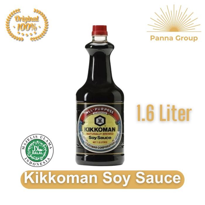 

Kikkoman Soy Sauce / Kecap asin 1.6 Liter Makanan Masakan Saos Bahan