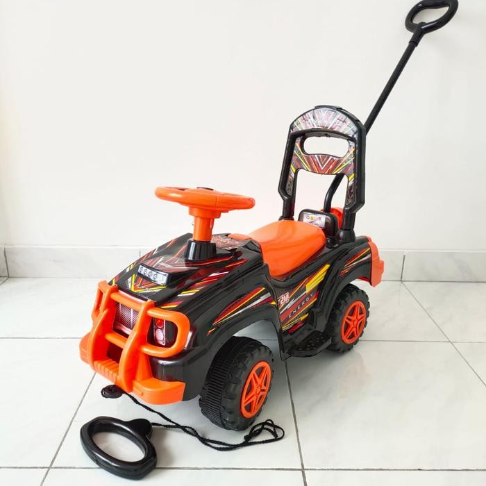 Rrady  Mainan Anak Mobil Mobilan Dorong Roda Empat Ada Musik