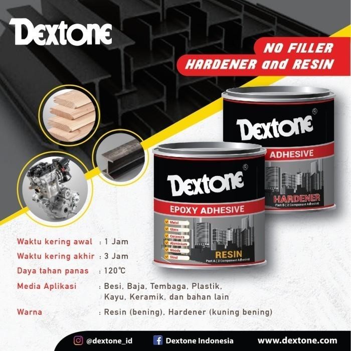 lem dextone epoxy Adhesive(hardener &resin) 1 kg 1 set