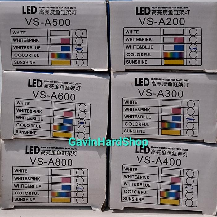 LAMPU GANTUNG AQUARIUM LAMPU ATAS AQUARIUM VOSSO TANK UK 20-90CM