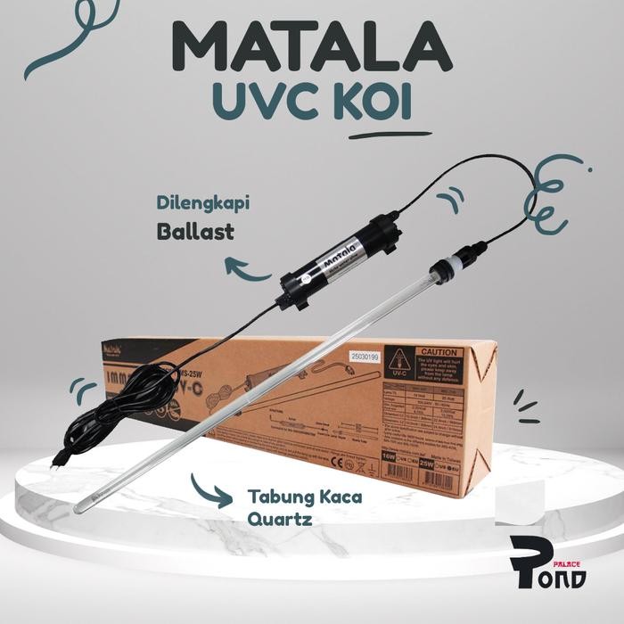 MATALA IMMERSION UV-C ULTRAVIOLET CELUP KOLAM 75 WATT