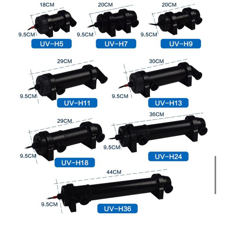 JEBO UV H-13 UV H13 UVH13 (BERIKUT LAMPU UV 13W)