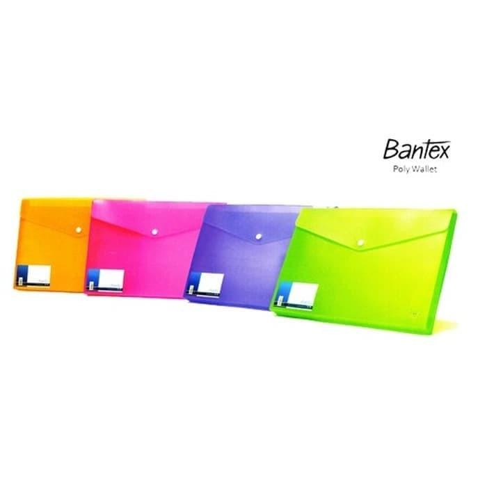 

bantex poly wallet case a4 (2 divider) #8013 kode 1281