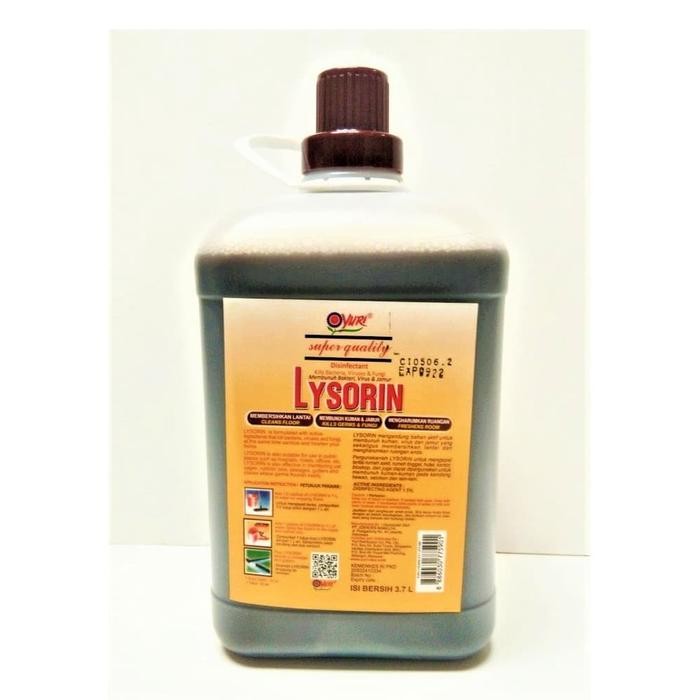 LYSORIN CAIRAN DESINFEKTAN ANTI VIRUS ANTI BAKTERI 3,7 L DESINFEKTAN