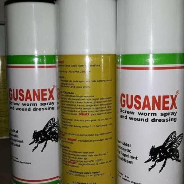 BARU GUSANEX OBAT SEMPROT LUKA PADA HEWAN