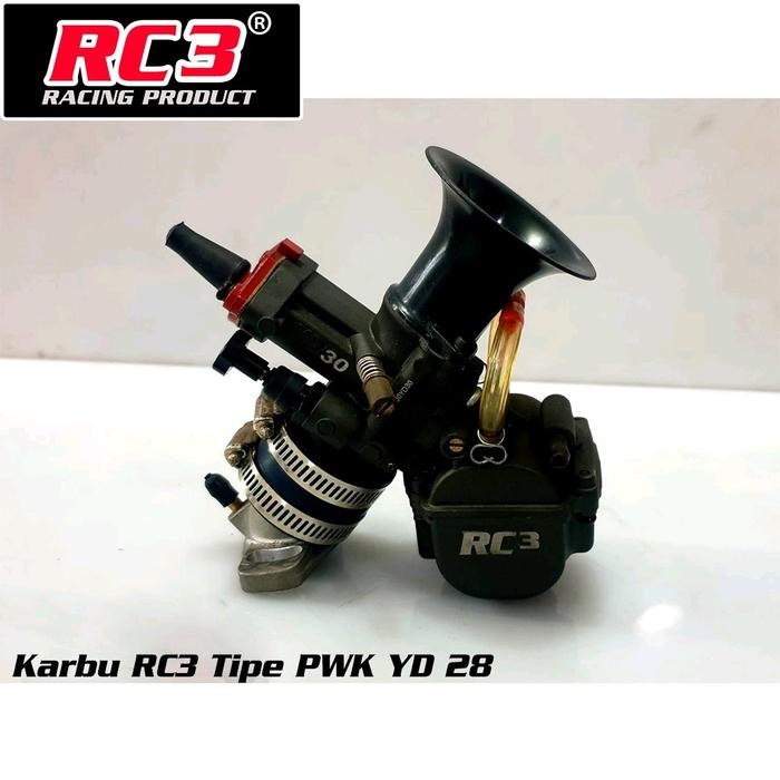 Karburator Karbu Karbulator RC3 Tipe PWK YD Yoshimura Ukuran 28 dan 30 mm Universal 4T dan 2T Sleep
