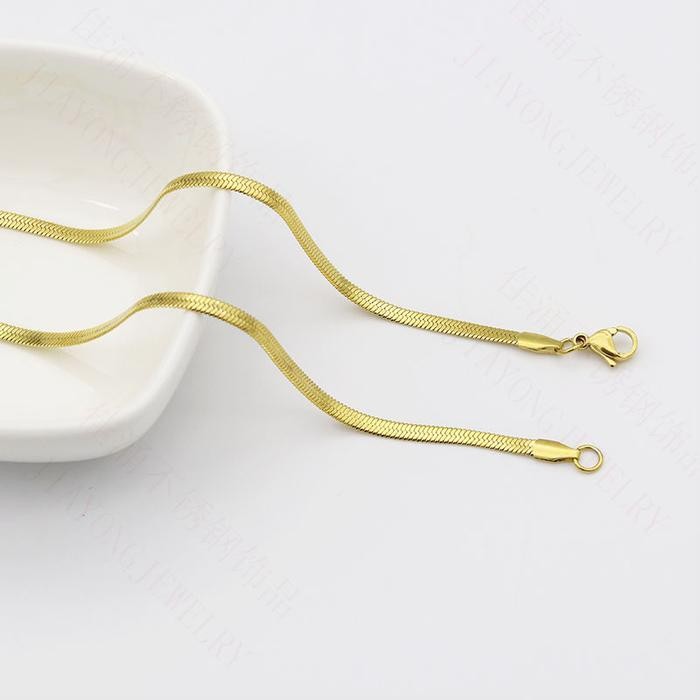 KALUNG TITANIUM GEPENG GOLD + KALUNG WANITA DAN PRIA KEKINIAN *