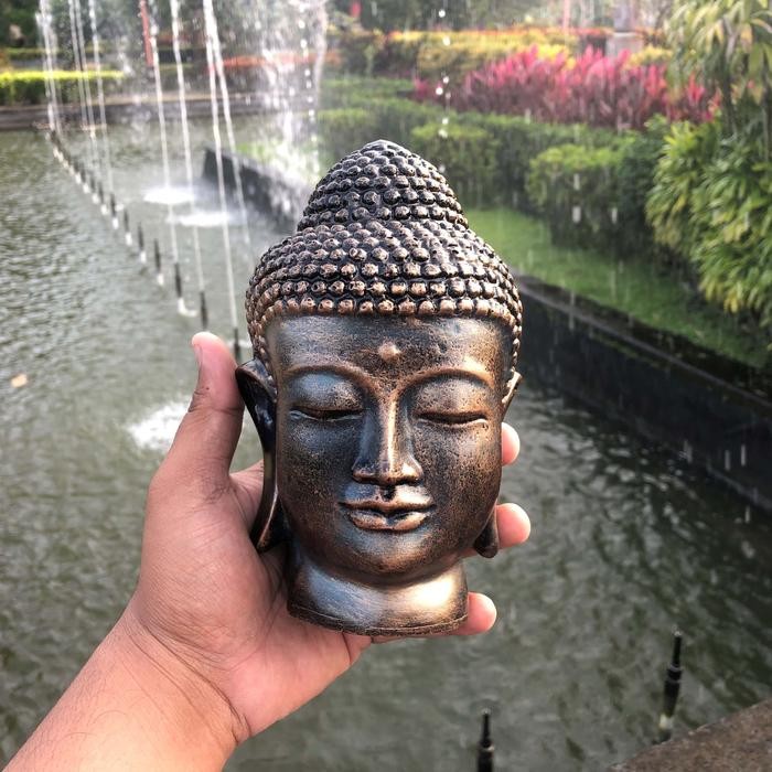 Patung kepala budha patung budha buda *