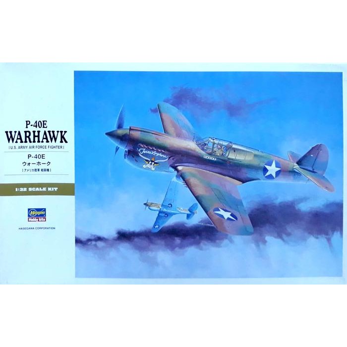 Model Kit Hasegawa 1/32 P-40E WARHAWK