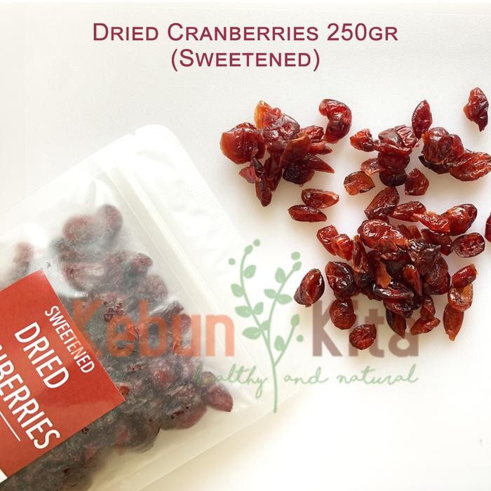 

DISKON Dried Cranberries 250gr ( Cranberry Kering ) READY STOCK