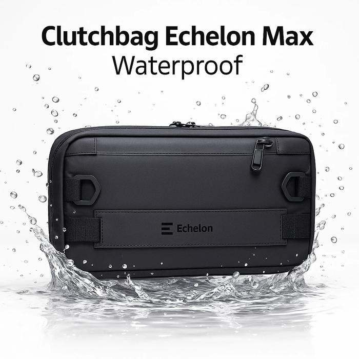 

SH475 Tas Selempang Sling Bag Hand Bag Clutch Echelon Max Waterproof Hitam Pria BERGARANSI