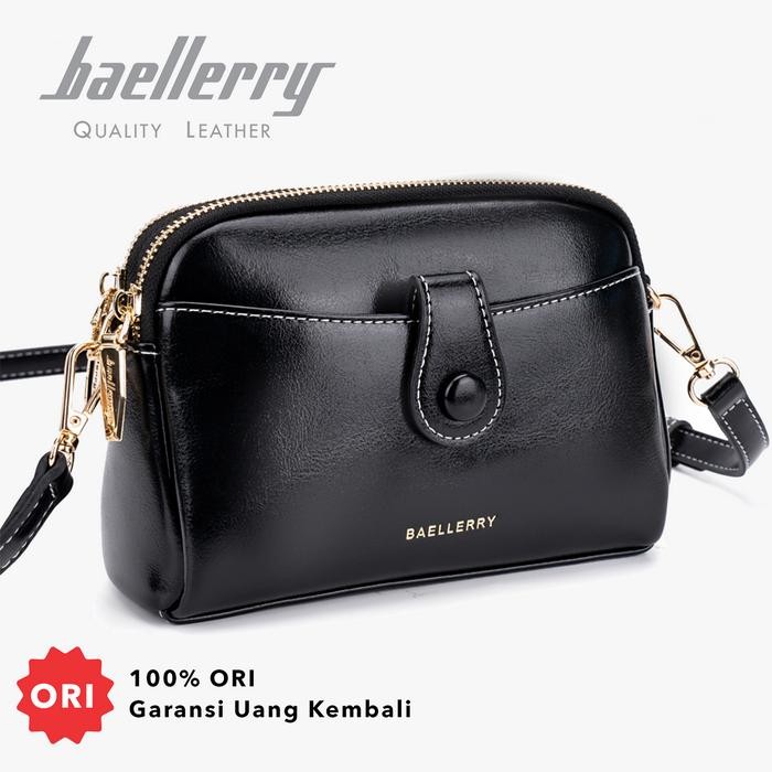 

MZ814 Tas Selempang Wanita Kulit PU BAELLERRY N8924 TERMURAH