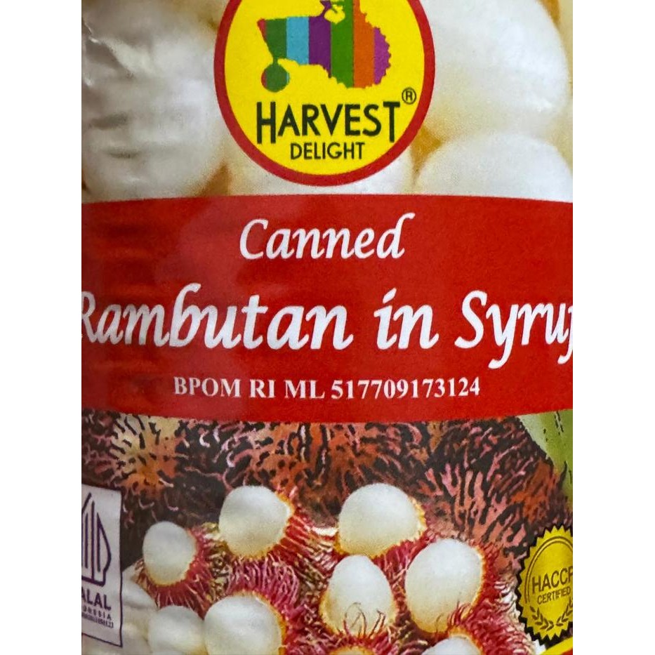 

Harvest Delight Rambutan In Syrup 565 Gram