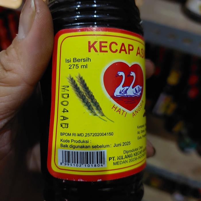 

[Kecil] Kecap Asin Cap Hati Angsa Botol 275 Ml