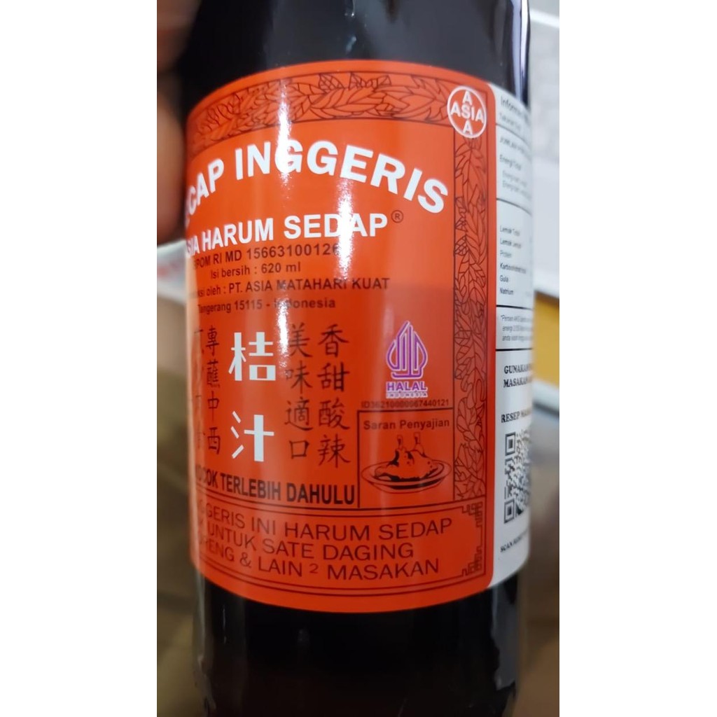 

Kecap Inggris Asia Harum Sedap 620 Ml