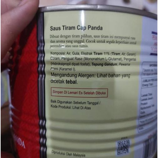 

Saus Tiram Cap Panda / Lee Kum Kee Lkk Oyster Sauce Kaleng 2,2 Kg