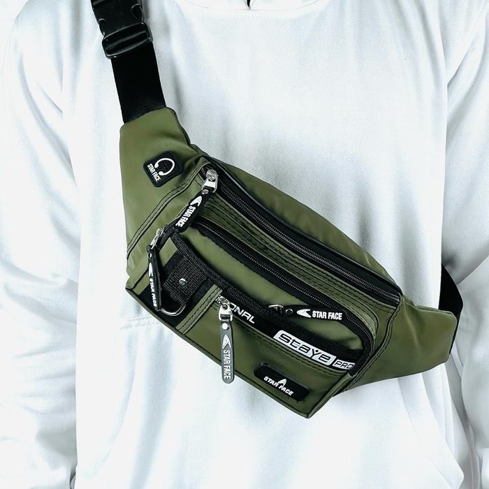 

YE988 Tas Selempang Pria Wanita Waistbag Anti Air Slingbag Multi Fungsi TERMURAH