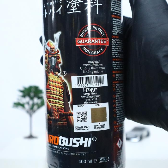 SAMURAI PAINT - HONDA MATTE GREY - H749*