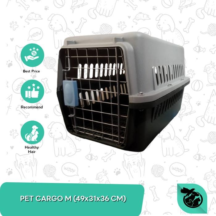 GOSEND Kandang Kucing / Anjing Portable Ukuran Sedang - Pet Cargo M