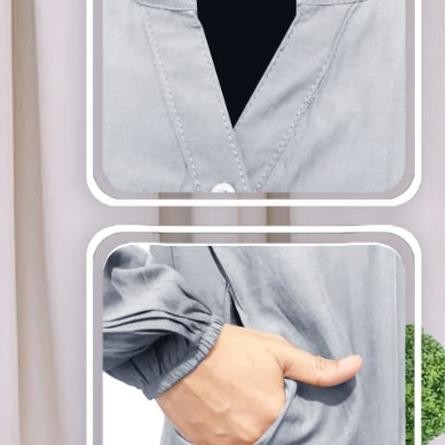 Tunik Polos Viscose Jumbo Hijau Sage