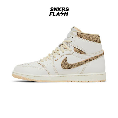 AIR JORDAN 1 RETRO HI OG CRAFT VIBRATIONS OF NAIJA Sepatu Sneakers Unisex - FD8631100 - Size 41