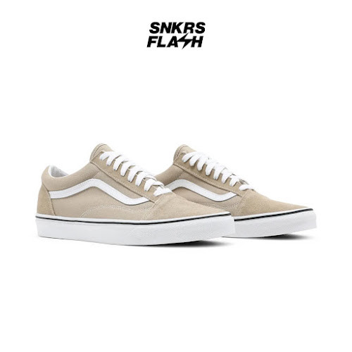 VANS OLD SKOOL INCENSE TRUE WHITE Sepatu Sneakers Unisex - VN0A3WKT4G5 - Size 36