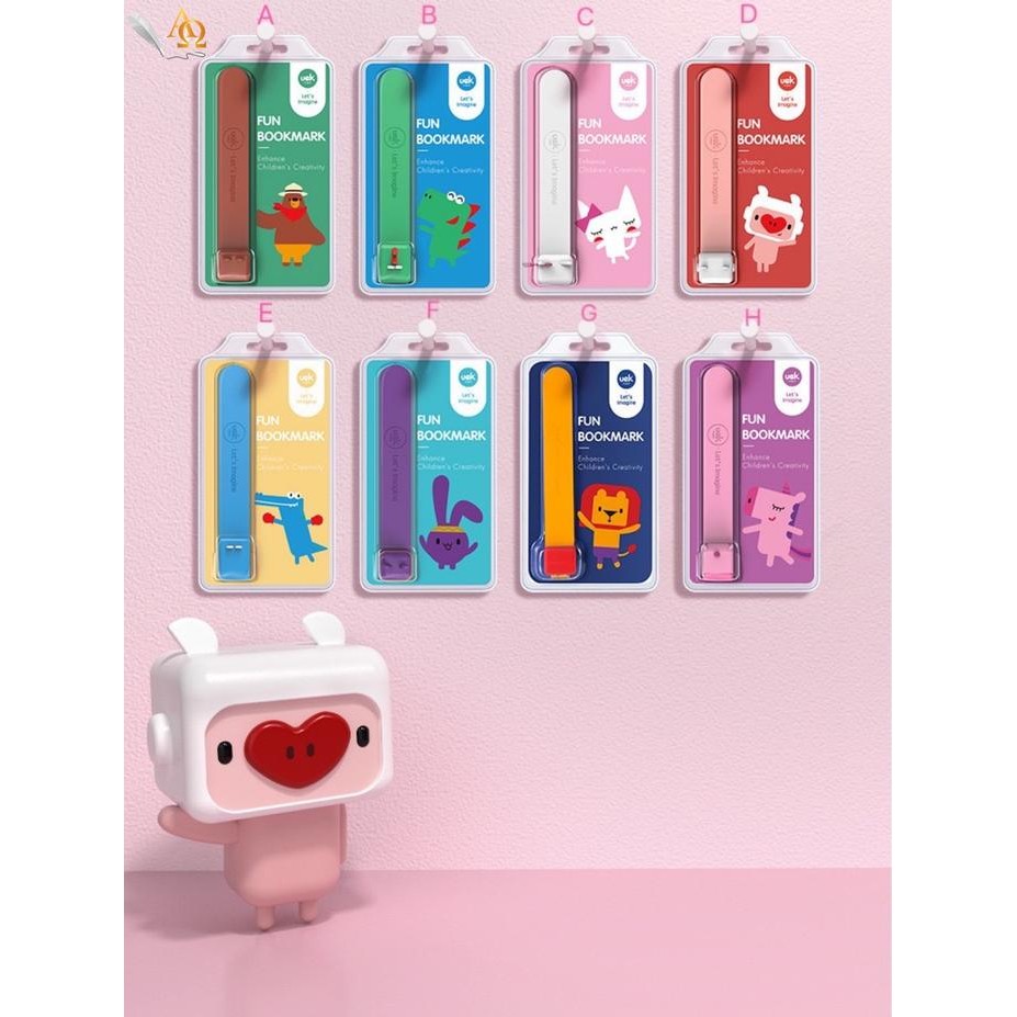 

Pembatas Buku Unik / Bookmark Uek Edisi Animals Imut Lux Limited