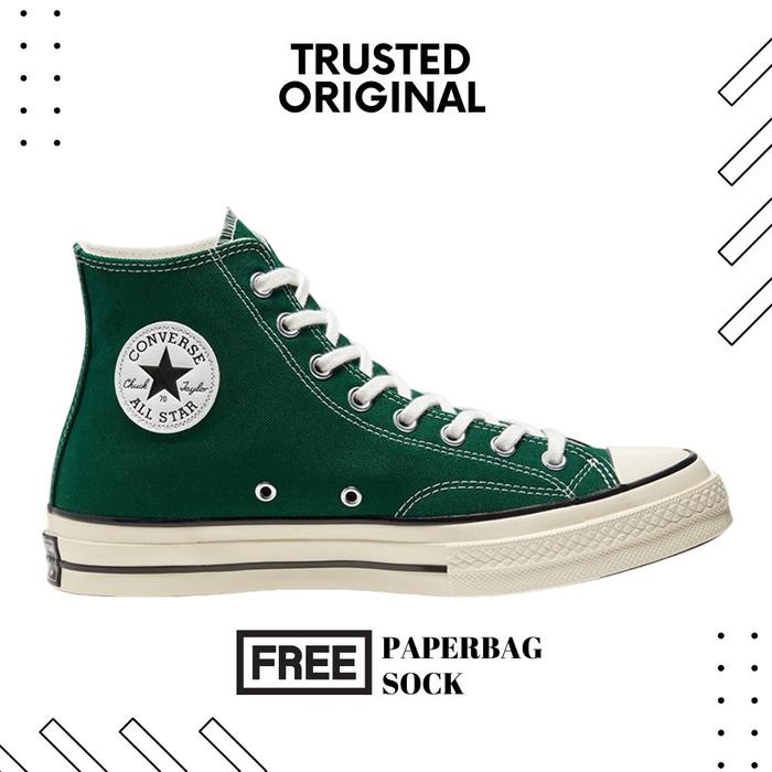 Converse Chuck Taylor 70S HI Midnight Clover Egret 100% Original