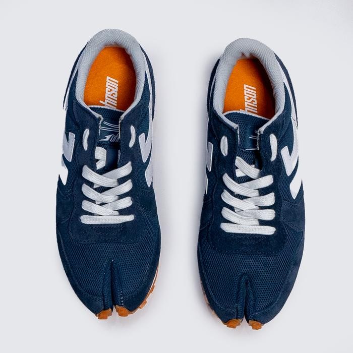 Sepatu Tabi Johnson - Arashi Navy Casual Shoes Sneakers Black Pria