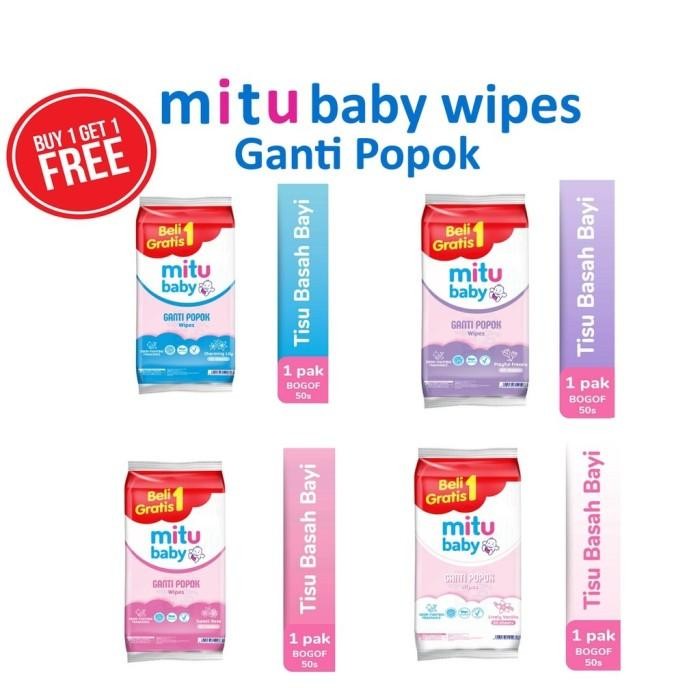 MITU Baby Tisu Basah / WIpes Mitu Baby / Tisu Basah Mitu buy 1 get 1