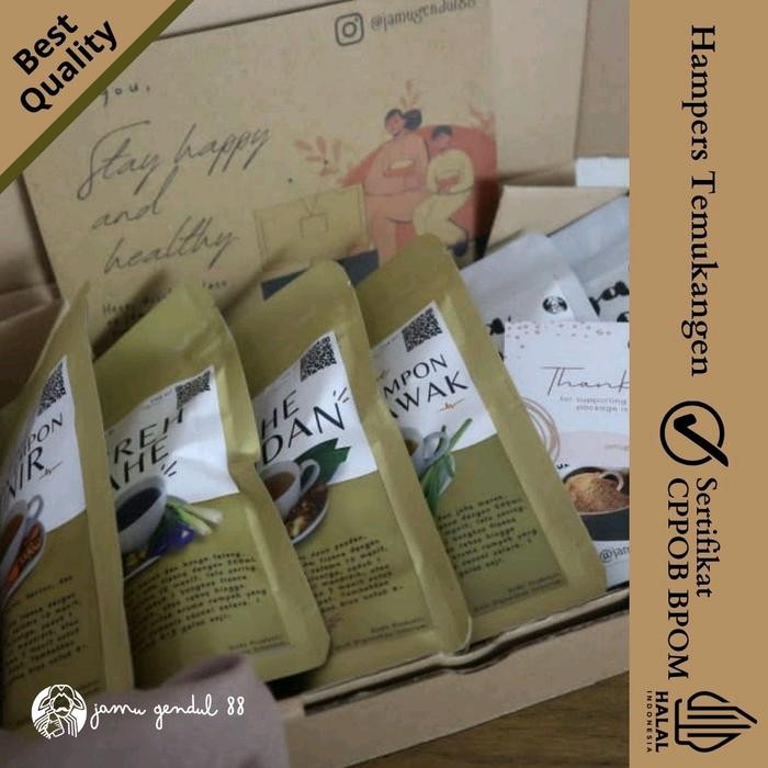 

Vanilla.storee Hampers Temu Kangen Isi Teh Rempah by Jamu Gendul 88