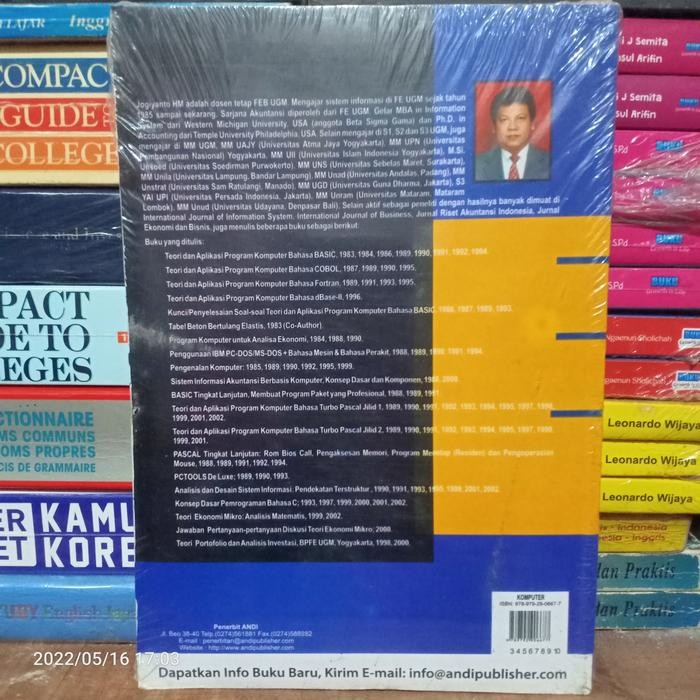 

SALE !!! ORI BUKU KOMPUTER - SISTEM TEKNOLOGI INFORMASI BY PROF DR JOGIYANTO HM READYY