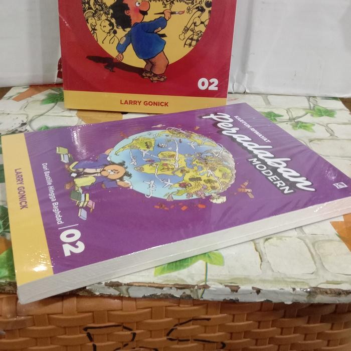 

SALE !!! BUKU ORGINAL KARTUN RIWAYAT PERADABAN MODERN 02 BY LARRY GONICK READYY