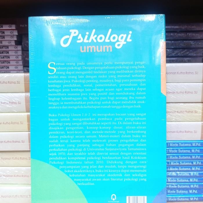 

SALE !!! BUKU PSIKOLOGI UMUM 1&2 BY. KI FUDYARTANTA READYY