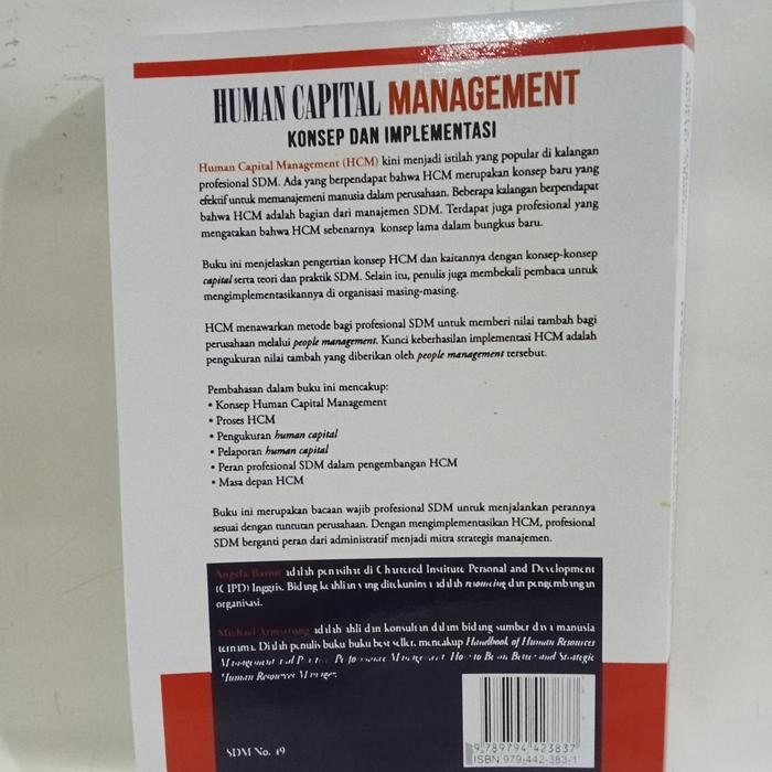 

SALE !!! BUKU HUMAN CAPITAL MANAGEMENT KONSEP DAN IMPLEMENTASI ANGELA BARON READYY